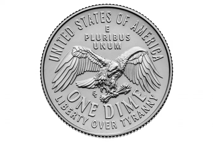 Az Egyesült Államok 250. születésnapját ünneplő emlékérmékről csak a békét szimbolizáló olajág maradt le