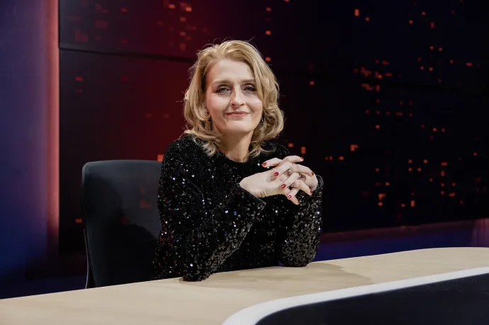 Szabó Andrea a Telex stúdiójában – Fotó: Ivándi-Szabó Balázs / Telex