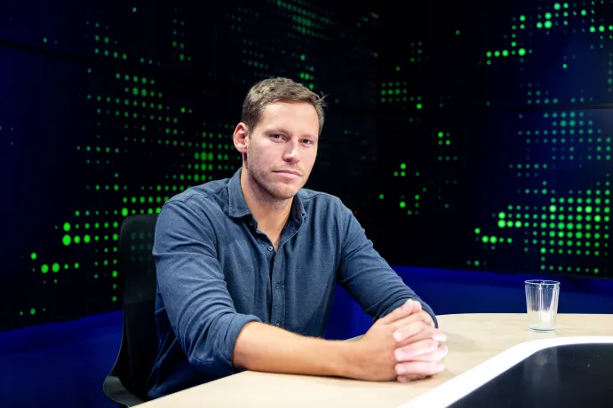 Bódi Mátyás, a Választási Földrajz szakértője – Fotó: Ivándi-Szabó Balázs / Telex