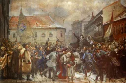 Táncsicsot kiszabadították ugyan március 15-én, de később halálra ítélték, nem találták, ezért a névtábláját lógatták fel helyette