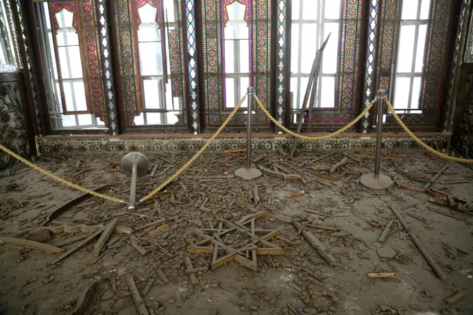 A megsérült Golesztán palota – Fotó: Fatemeh Bahrami / AFP