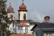 Leomlott egy Prahova megyei műemléktemplom tornya, miután tűz ütött ki az épületben