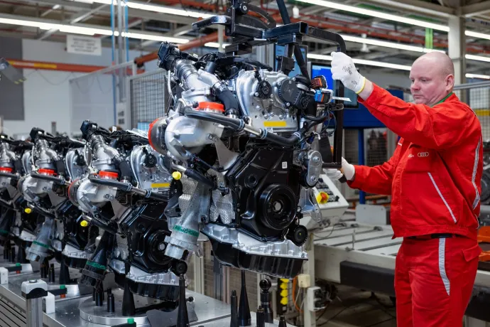 Győri Audi: rekordot döntöttek az autógyártásban, de nem lesz béremelés 2026-ban