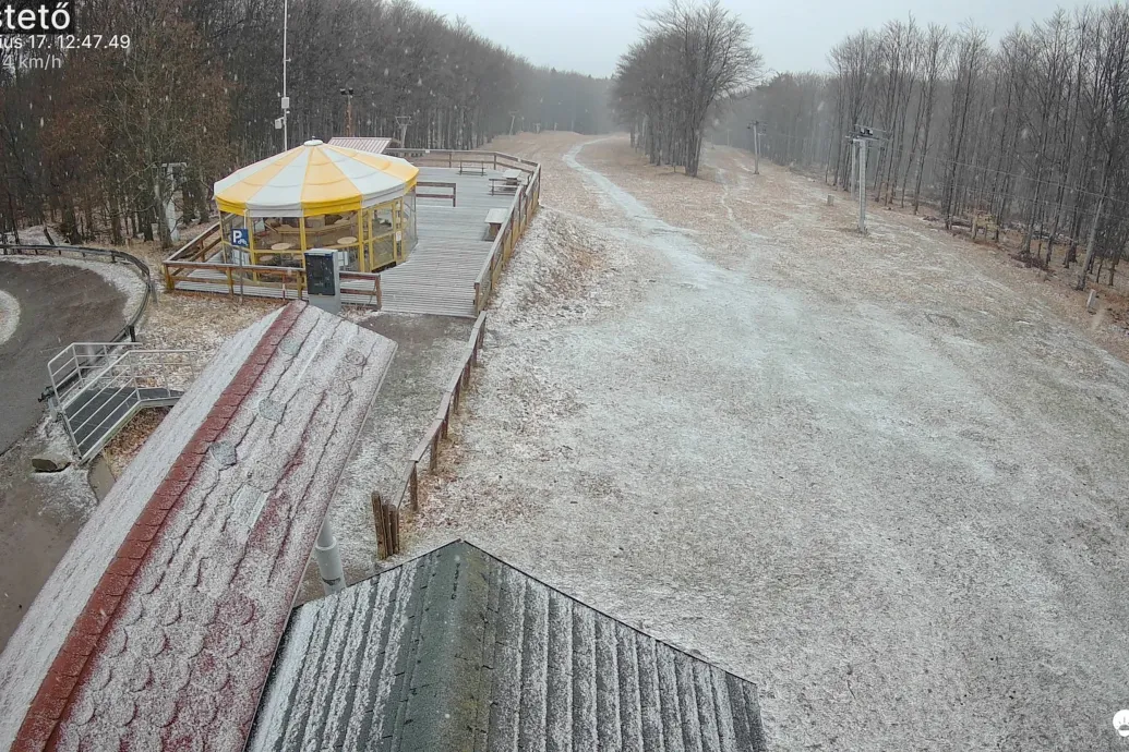 Kékesen még a hó is esett, de szerdára visszatér a jó idő