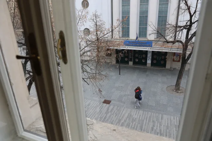 Kilátás a Kolozsvári Magyar Szalon ablakán – Fotó: Gál László