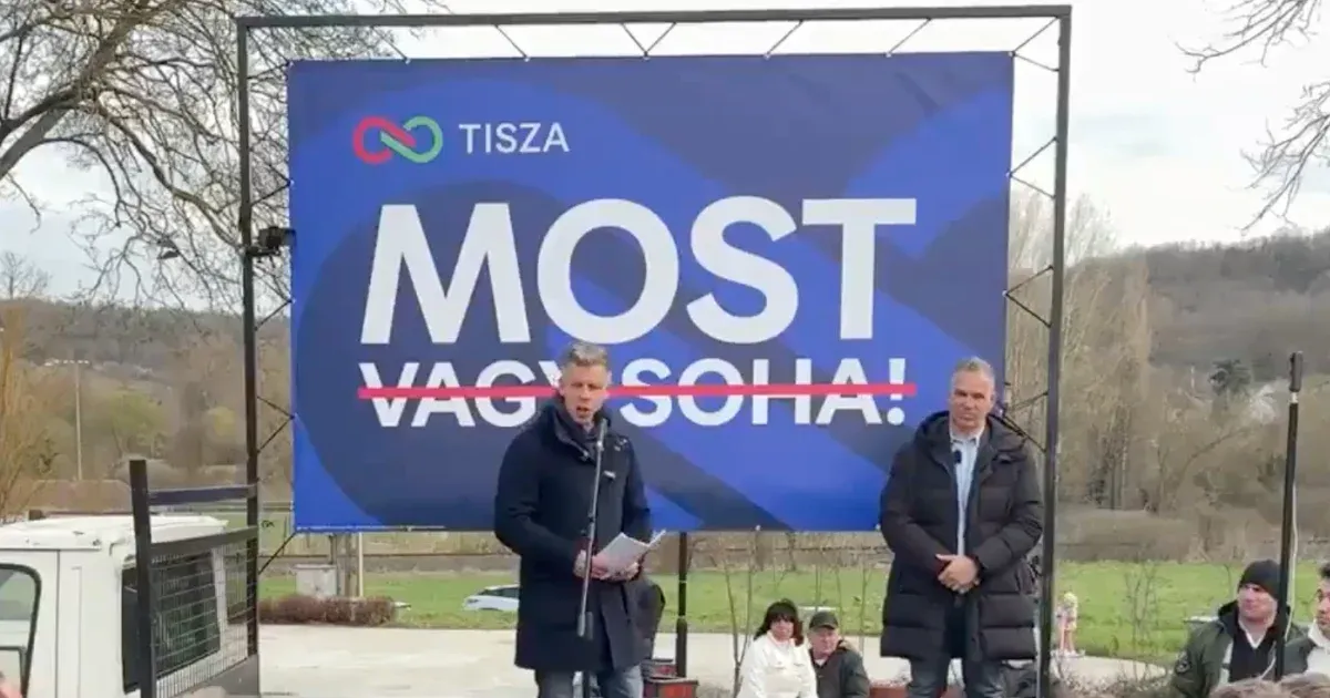 „Pártpolitikától függetlenül ki kell mondanunk, hogy magyar katonát nem küldünk semmilyen háborúra” – üzente Magyar Péter a kormánynak Tabról