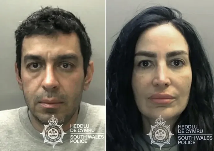 Alireza Askari és Maryam Delavary – Fotó: South Wales Police