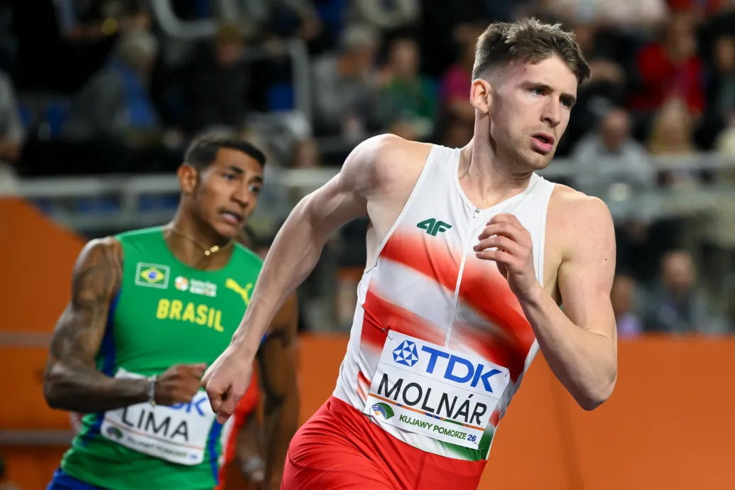 Molnár Attila hatodik lett 400 méteren a fedettpályás atlétikai vb-n