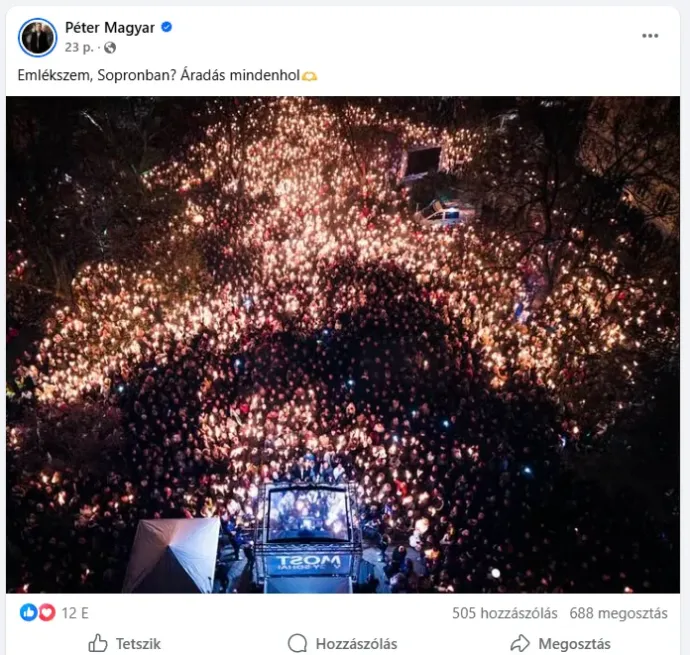 Kép forrása: Magyar Péter / Facebook