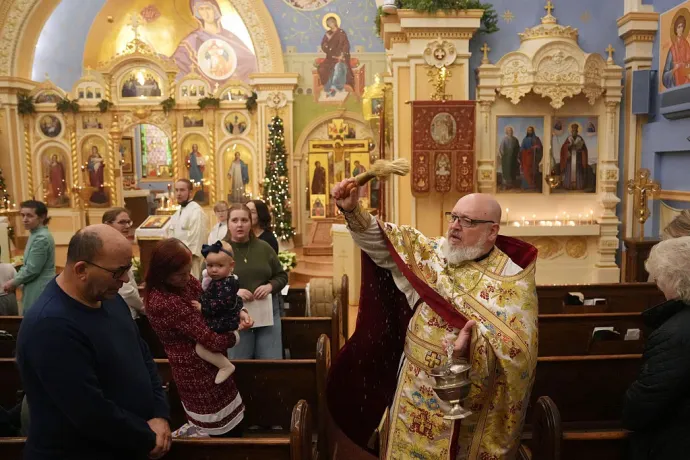 Ortodox hívek Minneapolisban – Fotó: Star Tribune Via Getty Images 