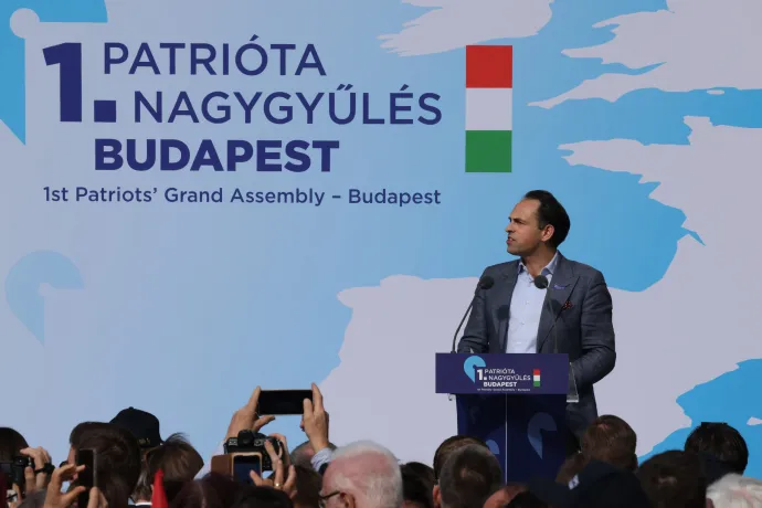 Tom Van Grieken és Herbert Kickl – Fotó: Bődey János / Telex