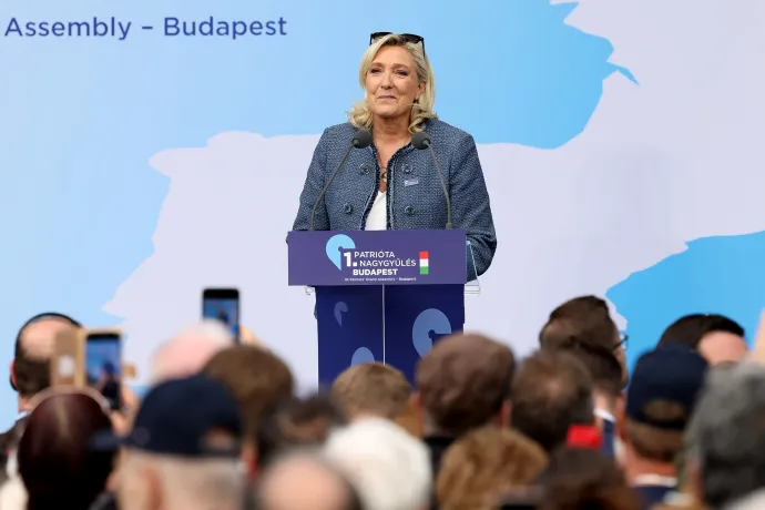 Marine Le Pen a Patrióta Nagygyűlésen: „Ezzel a választással maguk, magyarok úttörők lesznek”