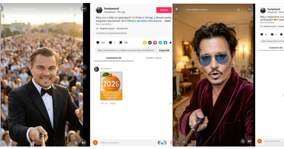 A TikTokon már futott egy Orbánt támogató befolyásoló kampány, ami mesterséges intelligenciával manipulál