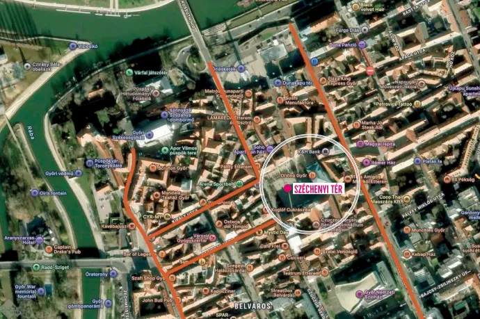 A győri Fidesz nem tud kampányfordító eseményről, de a fél belvárost lezárják Orbán érkezése napján