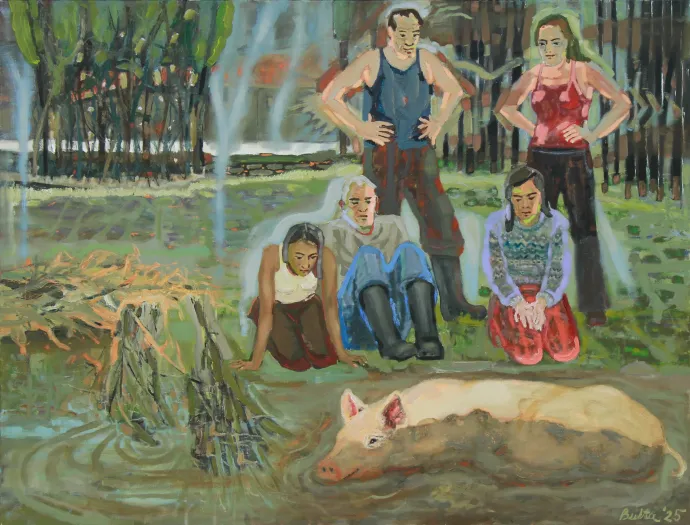 Bukta Imre: Mocskos disznó (2025.) – Forrás: Godot Galéria