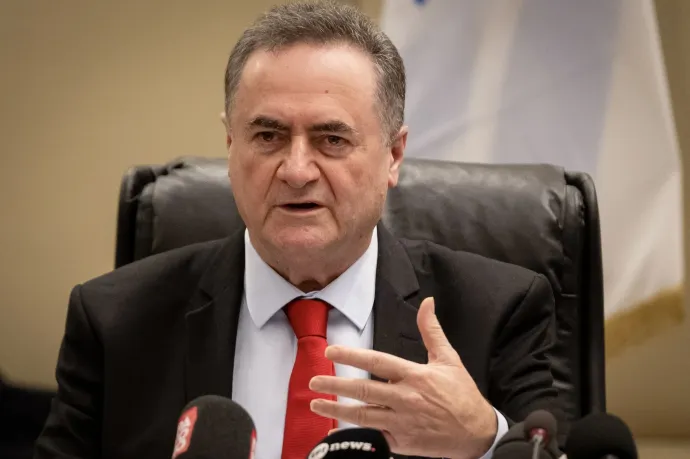 Jiszráel Kac izraeli védelmi miniszter – Fotó: Aggelos Nakkas / AFP