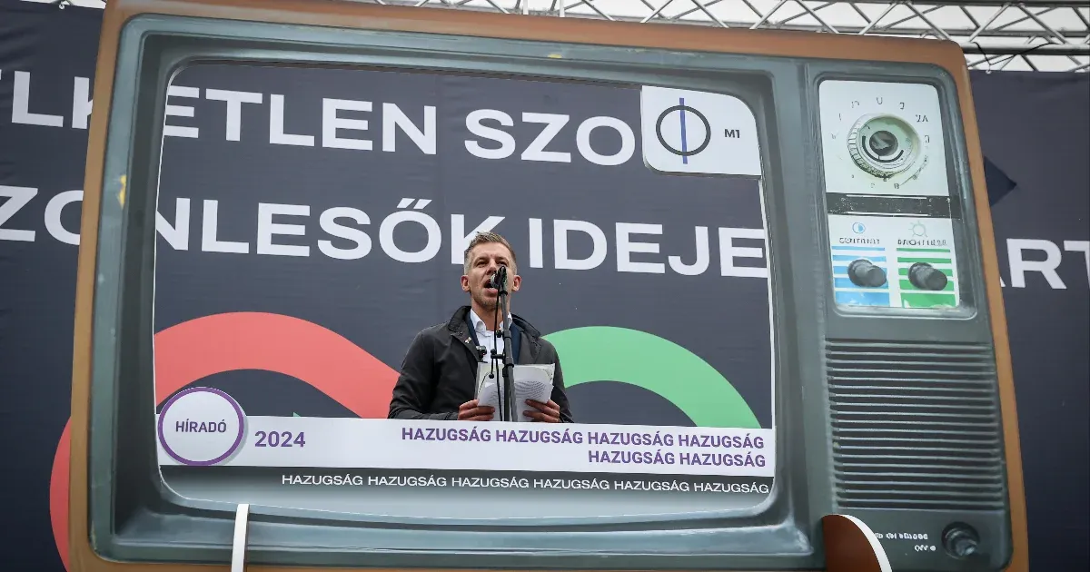 A kampány alatt Magyar Pétert egyszer sem hívta meg a közmédia, mérhetetlen támogatottságú ellenzéki pártok politikusait többször is