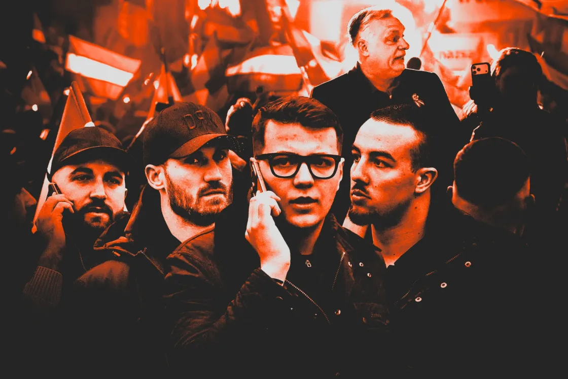 A miniszteri biztos, a birkózó, a drogkutató és a modell katona – azonosítottuk, kiket állítottak rá az ellentüntetőkre Orbán országjárásán