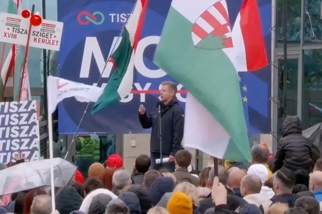 Magyar Péter azt mondta, az információik szerint tiszás ruhába öltözött provokátorok terveznek balhét csinálni a Mi Hazánk kállói tüntetésén