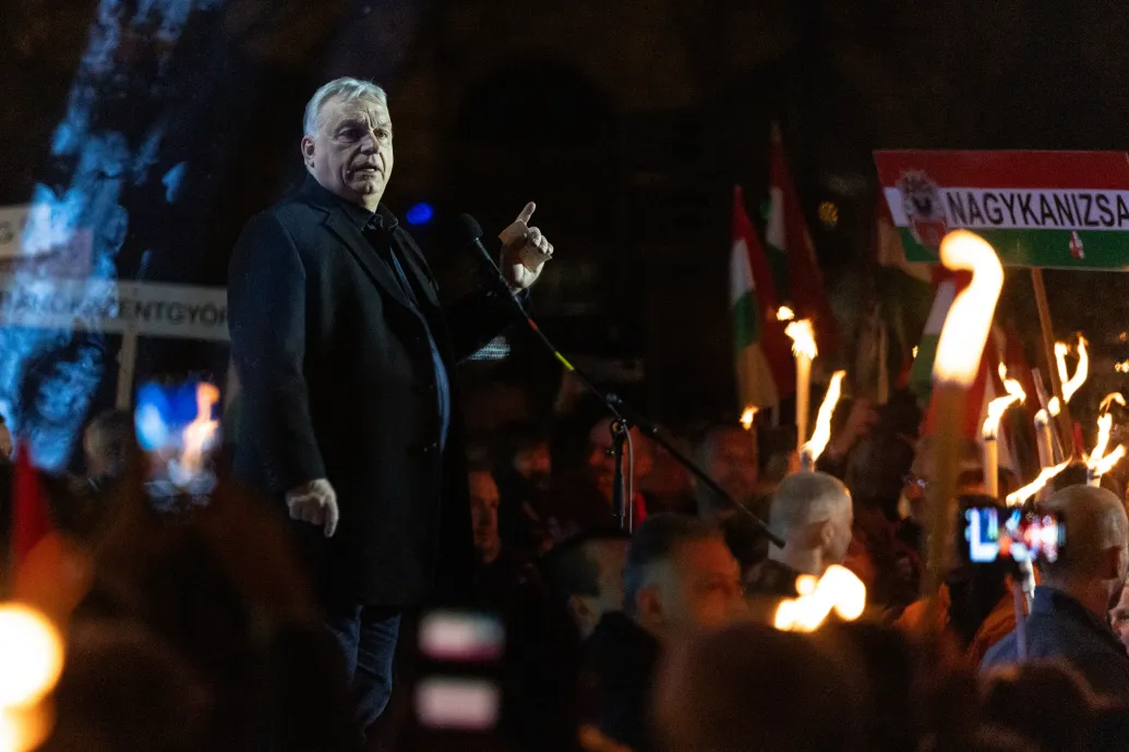 Orbán a Tiszát okolja a saját rendezvényein tapasztalható erőszakért