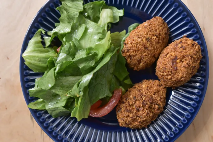 A vegafasírtok őse: a falafel – Fotó: Ács Bori / Telex