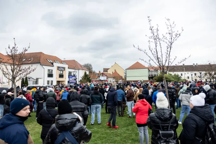 Strompová Viktória az esemény előtt – Fotó: Ivándi-Szabó Balázs / Telex