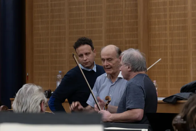 Szűcs Máté, Takács Nagy Gábor és Keller András – Fotó: Merényi Dániel / Telex