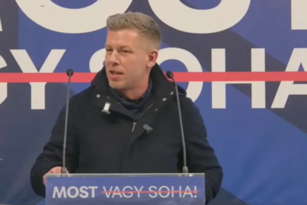 Magyar Péter a Lavrovval egyeztető Szijjártóról beszélt, majd a Btk.-ból emlegette a hazaárulást