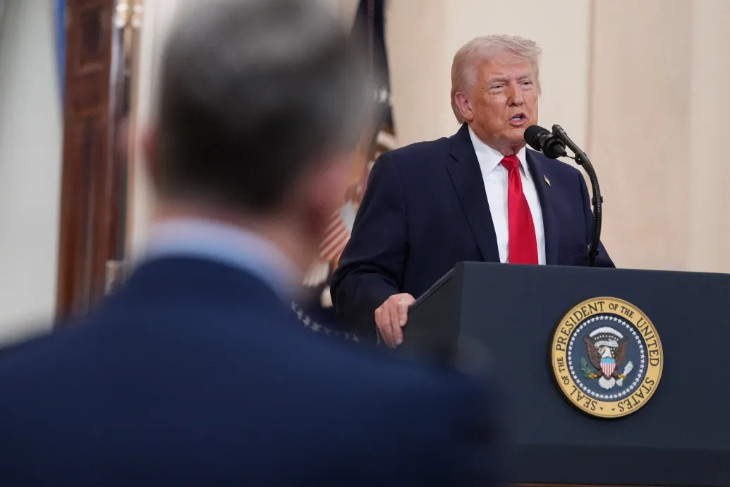 Donald Trump először mondott nagy beszédet a 34 napja zajló iráni háborúról