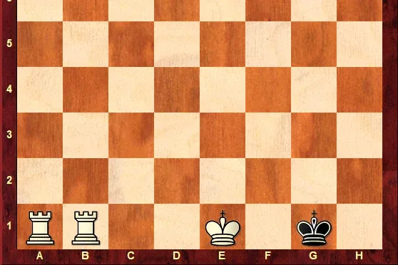 Sakkfeladvány: két bástya, két lépés és egy elégedett pillanat