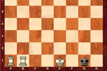 Sakkfeladvány: két bástya, két lépés és egy elégedett pillanat