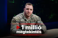 Egy nap alatt már egymilliónál is többen látták a Pálinkás Szilveszter századossal készült interjút a katonák valóságáról