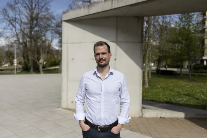 Kolossváry Márton, a Gottsegen György Országos Kardiovaszkuláris Intézet Oktatási és Kutatási Osztályának osztályvezetője – Fotó: Bődey János / Telex