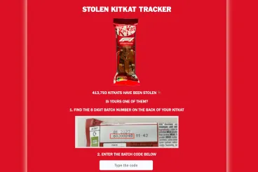 Annyira szeretné tudni a Nestlé, hova tűnt a 12 tonna ellopott KitKat, hogy külön csokifigyelő oldalt nyitott