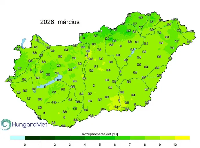 Forrás: HungaroMet / Facebook