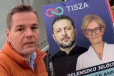 Németh Balázs nyilvánvalóan kamu Zelenszkij-plakátokkal kampányol, az NVB szerint ez politikai vélemény