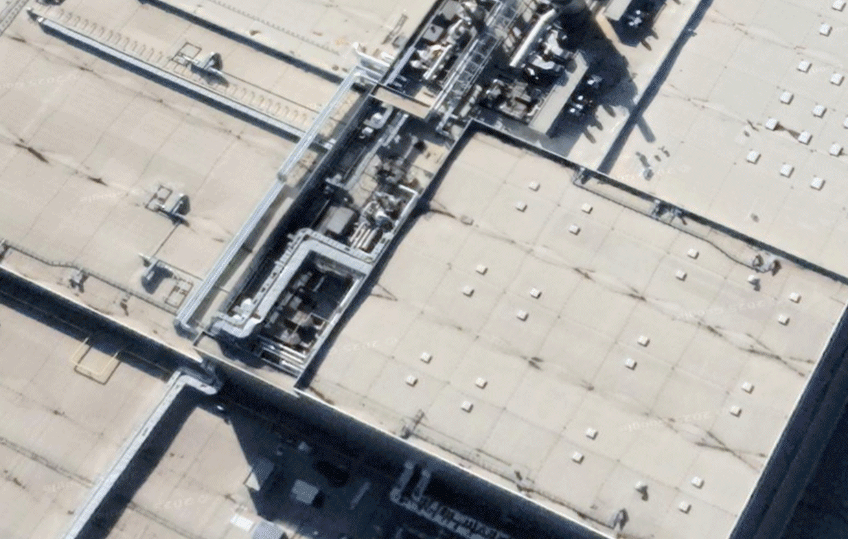 A folt megjelenése 2022-től 2024-ig – Forrás: Google Earth