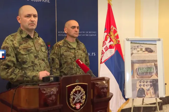 A szerb Katonai Biztonsági Ügynökség igazgatója szerint amerikai gyártmányú robbanóanyagot találtak a gázvezetéknél