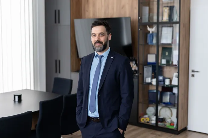 Dr. Kemenesi Gábor, a pécsi Virológiai Nemzeti Laboratórium igazgatója – Fotó: Bődey János / Telex