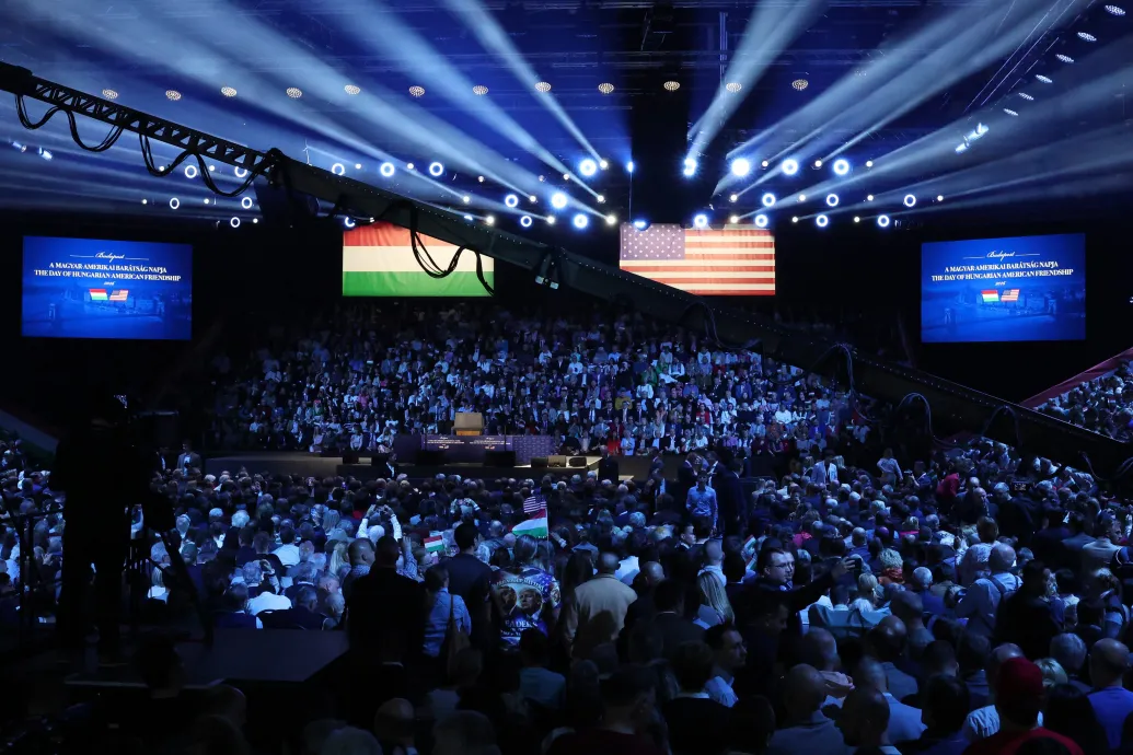 Egy nagy és erős rétisas a barátunk – elkezdődött Orbán és Vance kampányeseménye