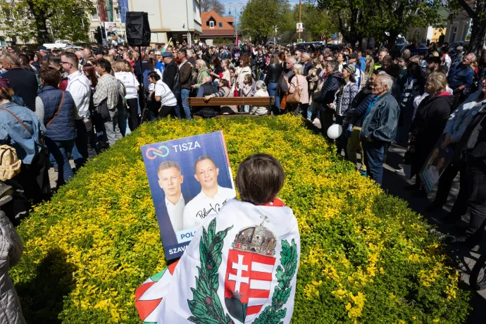 Magyar Péter Nagykátán – Fotó: Hevesi-Szabó Lujza / Telex
