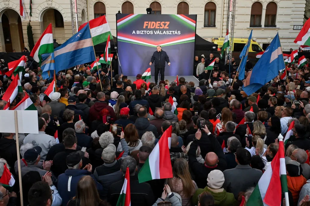 Orbán Sopronban: Nekünk vasárnap este hárommillió szavazatra van szükségünk, és akkor lesz nemzeti egység
