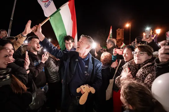 Magyar Péter Nagykanizsán: Bármennyire is jól nézünk ki, nyomjuk meg – 2026 élőben