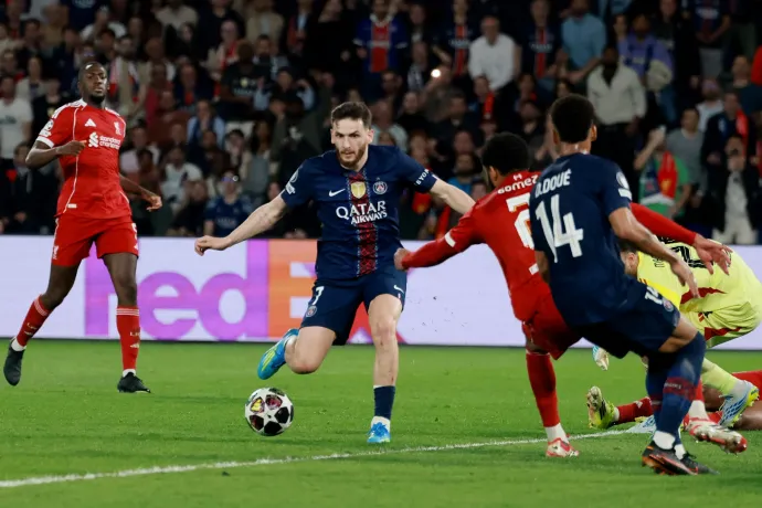 Bajnokok Ligája negyeddöntő: PSG–Liverpool 2-0