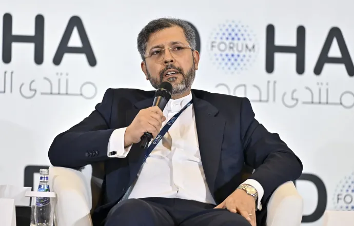 Szaid Hatibzadeh iráni külügyminiszter-helyettes – Fotó: Noushad Thekkayil / NurPhoto / AFP