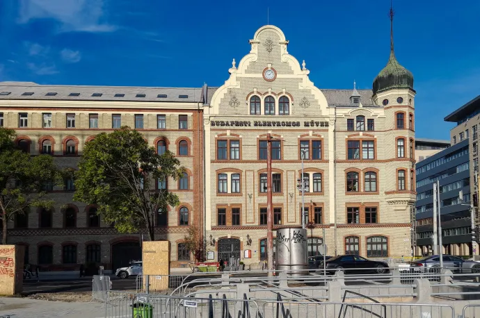 A Budapesti Elektromos Művek egykori székháza a főváros XIII. kerületében – Fotó: Róka László / MTI