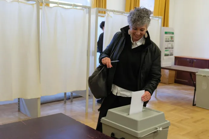 Bódis Kriszta, a Tisza Párt társadalompolitikai szakértője is szavazott
