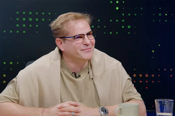 Kajdi Csaba a Telex választási műsorában – Forrás: Telex