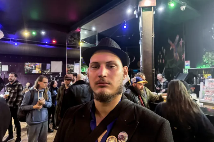 Magyar Péter hisz az MKKP sikerében – Fotó: Nádor András / Telex