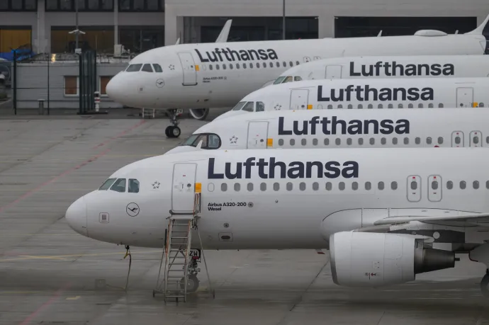 A pilóták sztrájkja miatt sorra törli a budapesti járatait a Lufthansa